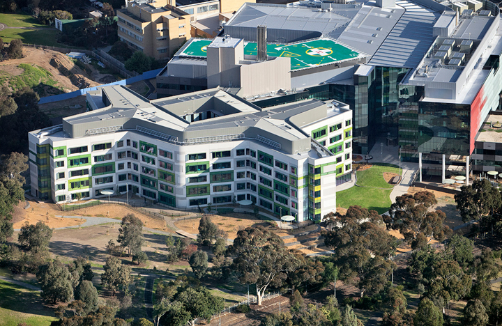INPP aerial image of royal childrens hospital