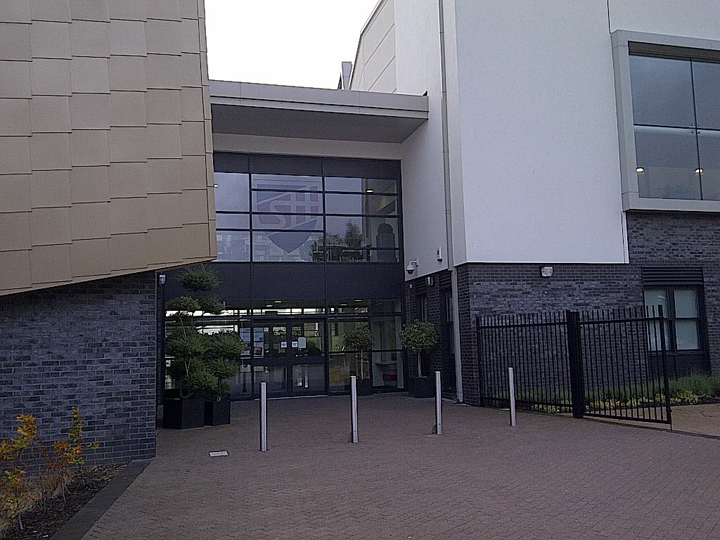 Photo of school entrance