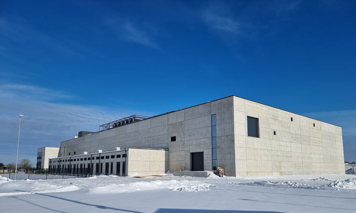 external building in snow image