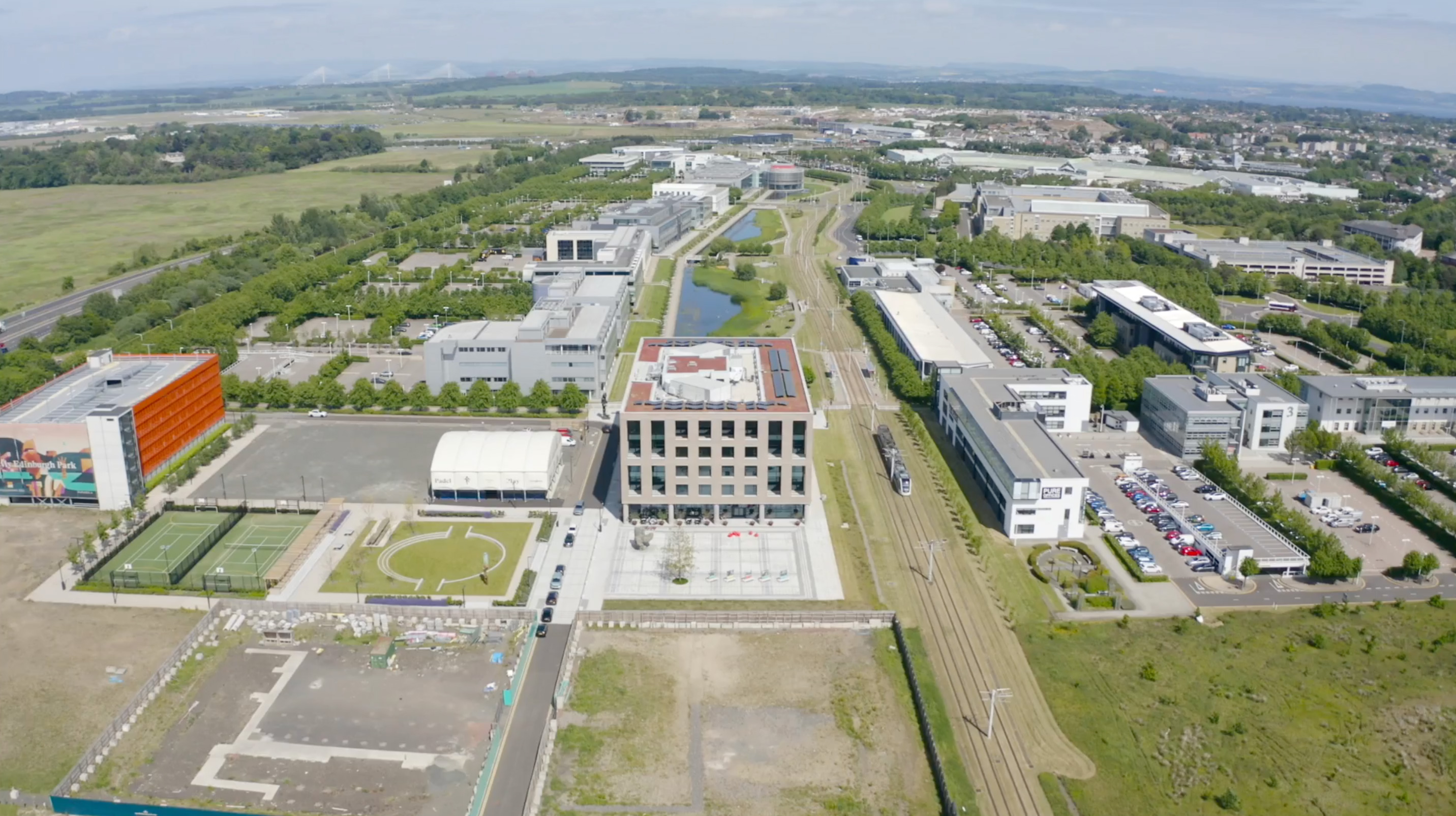 landscape shot of buildings