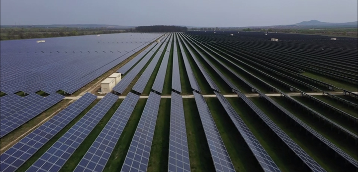 solo panels aerial view