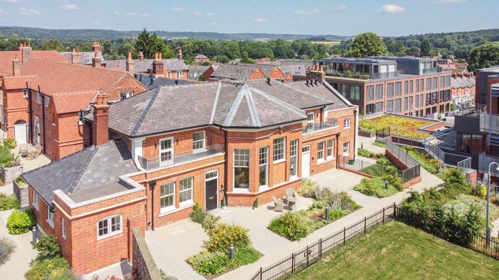 houses external view